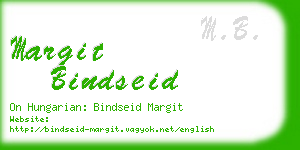 margit bindseid business card